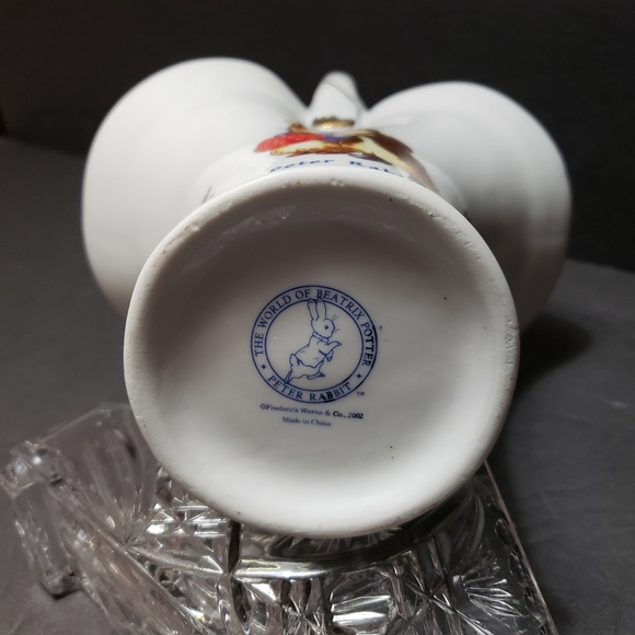 Vintage 2002 THE WORLD Of BEATRIX POTTER "Peter Rabbit & Benjamin Bunny" Basket - Picture 9 of 9